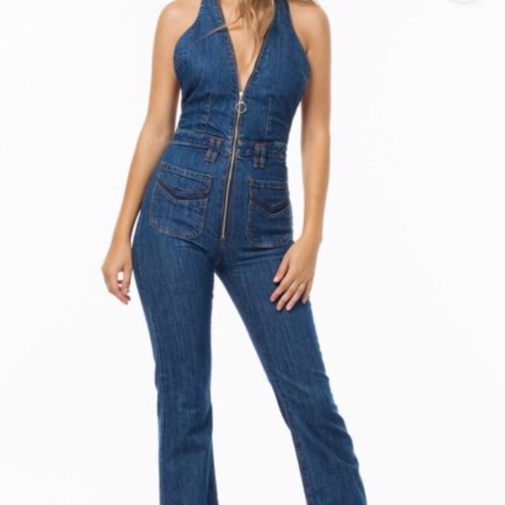 Revice Denim Disco Debbie Jumpsuit size 27